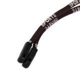 Maxbell 4xSilica Gel Tooth Hole Mount Glasses Sunglasses Cord Anti-Slip Holder Brown