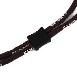 Maxbell 4xSilica Gel Tooth Hole Mount Glasses Sunglasses Cord Anti-Slip Holder Brown