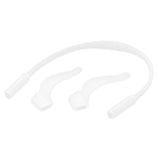 Maxbell 3xChildren's sunglasses Silicone Band Strap + Anti Slip Ear Hooks Holder White