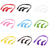 Maxbell 3xChildren's sunglasses Silicone Band Strap + Anti Slip Ear Hooks Holder White