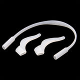 Maxbell 3xChildren's sunglasses Silicone Band Strap + Anti Slip Ear Hooks Holder White