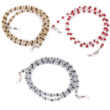 Maxbell 2pcs Beads Eyewear Glasses Spectacles Holder Chain String Strap Cord Lanyard DIY