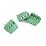 Maxbell 4x10pcs 3Pin Plug-in Terminal Block DG128 Screw KF128-3P Pitch 5.08MM 300V/10A