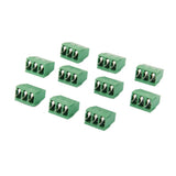 Maxbell 4x10pcs 3Pin Plug-in Terminal Block DG128 Screw KF128-3P Pitch 5.08MM 300V/10A