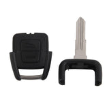 Maxbell 9x2 button Remote Key Fob Shell + Blank Blade Fits Vauxhall OPEL Astra Zafira