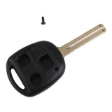 Maxbell Remote Key Keyless FOB Replacement Case 3 Button Short Blade Shell For Lexus