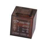 Maxbell Car Vehicle DC 12V 80A Transparent 4 Pin SPST Relay & Harness Socket 4 Wires