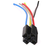 Maxbell 50xCar 12V 12 Volt DC 40A AMP Relay Harness Socket 5Pin 5 Wire