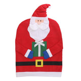 Maxbell Mr Santa Claus Father Christmas Kitchen Dining Table Chair Back Cover Decor