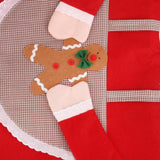 Maxbell Mrs Santa Claus Christmas Kitchen Dining Table Chair Back Cover Decor