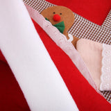 Maxbell Mrs Santa Claus Christmas Kitchen Dining Table Chair Back Cover Decor