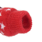 Maxbell Maxbell Pet Dog Puppy Shoes Slippers Non-Slip Socks Star Stripes w/ Paw Prints XL