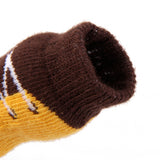 Maxbell Maxbell Pet Dog Puppy Shoes Slippers Non-Slip Socks Shoelace Pattern w/ Paw Prints L