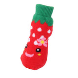 Maxbell Maxbell New Puppy Dog Cute Cartoon Non-Slip Socks Pet Slippers Size S