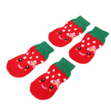 Maxbell Maxbell New Puppy Dog Cute Cartoon Non-Slip Socks Pet Slippers Size M