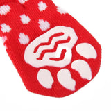 Maxbell Maxbell New Puppy Dog Cute Cartoon Non-Slip Socks Pet Slippers Size M