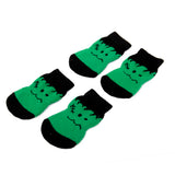 Maxbell Maxbell Pet Dog Puppy Cat Non-Slip Shoes Slippers Socks with Paw Prints Size S