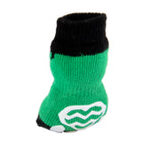 Maxbell Maxbell Pet Dog Puppy Cat Non-Slip Shoes Slippers Socks with Paw Prints Size XL