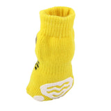 Maxbell Maxbell Tiger Pattern Pet Dog Puppy Cat Non-slip Socks with Cute Paw Prints Size S