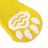 Maxbell Maxbell Tiger Pattern Pet Dog Puppy Cat Non-slip Socks with Cute Paw Prints Size S