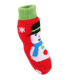 Maxbell Maxbell Christmas Snowman Pet Dog Puppy Cat Non-Slip Socks with Paw Prints Size M