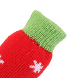 Maxbell Maxbell Christmas Snowman Pet Dog Puppy Cat Non-Slip Socks with Paw Prints Size M
