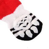 Maxbell Maxbell Cute Bear Pattern Pet Dog Puppy Cat Non-slip Socks with Cute Paw Prints L