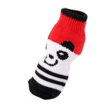 Maxbell Maxbell Cute Bear Pattern Pet Dog Puppy Cat Non-slip Socks with Cute Paw Prints L