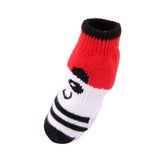 Maxbell Maxbell Cute Bear Pattern Pet Dog Puppy Cat Non-slip Socks with Cute Paw Prints XL