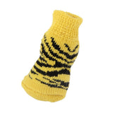 Maxbell Maxbell Pet Dog Puppy Cat Non-Slip Non-skid Shoes Slippers Socks Yellow Size XL