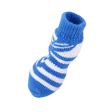 Maxbell Maxbell Striped Pet Dog Doggie Socks Paws Covers w/ Non-slip Bottom -Size S