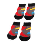 Maxbell Maxbell Multicolor Pet Dog Doggie Socks Paws Covers w/ Non-slip Bottom -Size XL