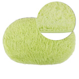Maxbell Bedroom  Mat Rug Faux Fur Carpet Floor Cover Non-slip -Green