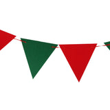 Maxbell 10pcs Triangle Flag Garland Banner Party Christmas Xmas Decoration