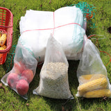 Maxbell Maxbell 10pcs Zipper Nylon Mesh Filter Media Bag 25x38cm for Aquarium Garden Pond