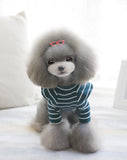 Maxbell Maxbell Pet Dog Puppy Coat Stylish Sleeve Bottoming Shirt Clothes Blackish green XXL