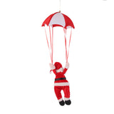 Maxbell Christmas Tree Hanging Decoration Red Santa Claus in Parachute Ornament