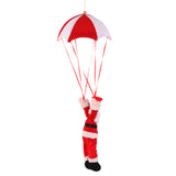 Maxbell Christmas Tree Hanging Decoration Red Santa Claus in Parachute Ornament