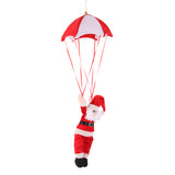 Maxbell Christmas Tree Hanging Decoration Red Santa Claus in Parachute Ornament