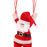 Maxbell Christmas Tree Hanging Decoration Red Santa Claus in Parachute Ornament