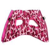 Maxbell Maxbell Pet Dog Rose Leopard Pattern Cotton-padded Vest Clothes Coat Apparel Size S