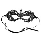 Maxbell Women Black Sexy Venetian Masquerade Pointed Eye Mask Lace Party Fancy Dress