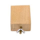 Maxbell Maxbell 6cm Square Wooden Perch Stand Platform for Pet Bird Cage Squirrel Parrot