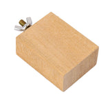 Maxbell Maxbell 6cm Square Wooden Perch Stand Platform for Pet Bird Cage Squirrel Parrot