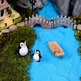 Maxbell 4x10pcs Miniature Small Penguin Dollhouse Bonsai Garden Resin Landscape
