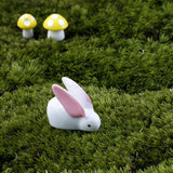 Maxbell 4x10x Miniature Dollhouse Bonsai Craft Garden Resin Landscape DIY Rabbit Decor