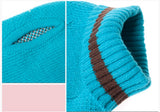 Maxbell Maxbell Blue Pet Dog Turtleneck Sweater Clothes Apparel with Owl Pattern- Size S