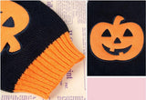 Maxbell Maxbell Fashionable Halloween Pumpkin Design Charms Sweater Warm Clothes Apparel Clothes For Pet Dogs Winter Clothing Outfit Gift XS