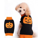 Maxbell Maxbell Fashionable Halloween Pumpkin Design Charms Sweater Warm Clothes Apparel Clothes For Pet Dogs Winter Clothing Outfit Gift L