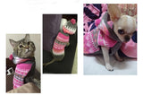 Maxbell Maxbell Colorful Patterns Pet Dog Hoodie Sweater Apparel Clothes Size XS